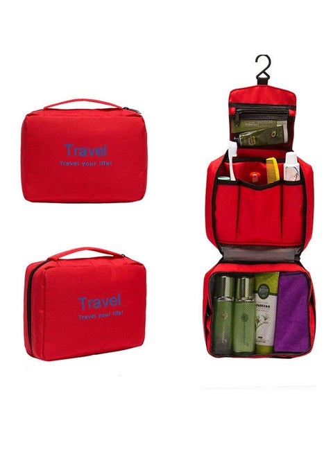 Waterproof Toiletry Organizer Red