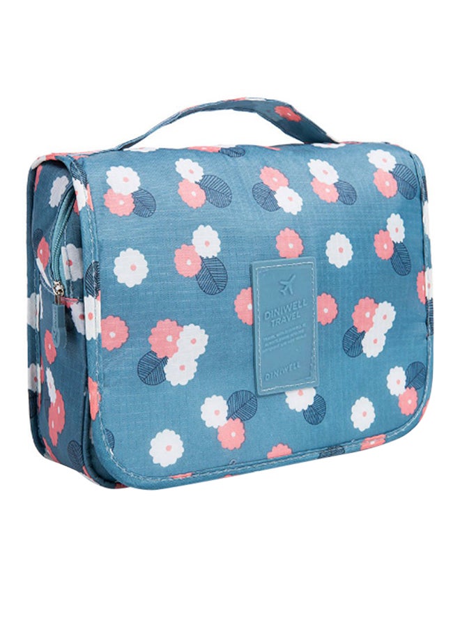 D-POCKET - Waterproof Cosmetic Travel Organizer Blue/White/Pink - Image 1