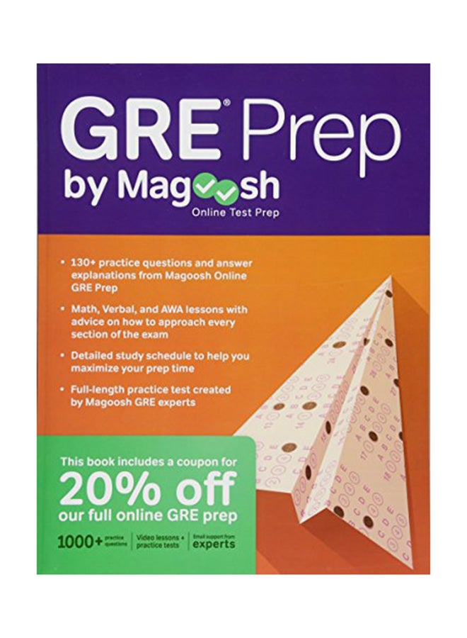 GRE Online Test Prep paperback english - 7-Dec-16 - v1543938467/N19796772A_1