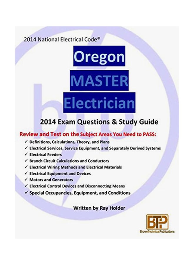 Oregon Master Electrician 2014 Exam Questions And Study Guide Paperback English by Ray Holder - 28-Jun-16 