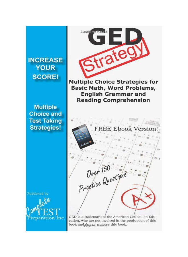 GED Strategy: Multiple Choice And Test Taking Strategies paperback english - 9-Mar-15