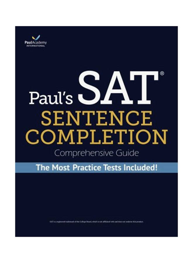 null - Paul's SAT Sentence Completion Comprehensive Guide Paperback English - 19-Aug-15 - Image 1