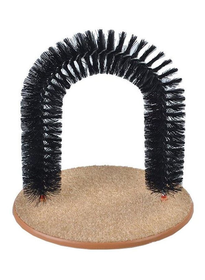 Purrfect Arch Self-Grooming Hair Brush Brown/Black - Image 1