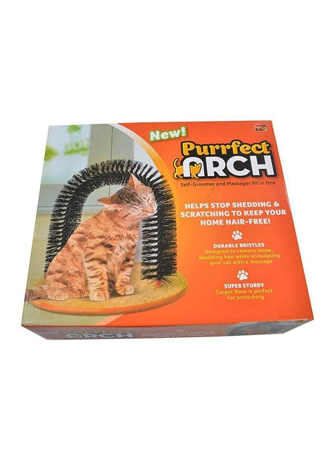 Purrfect Arch Self-Grooming Hair Brush Brown/Black - Image 3