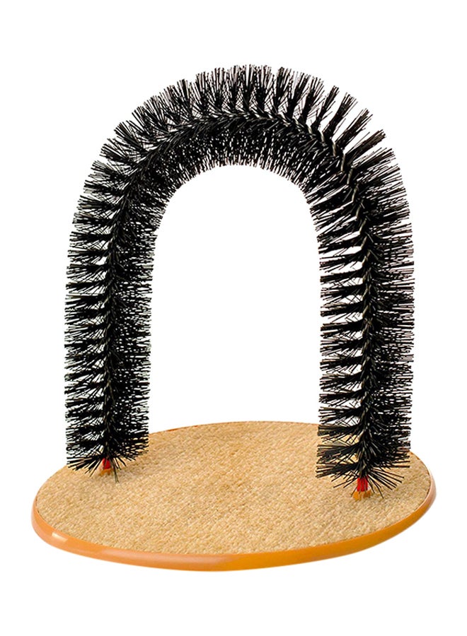 Purrfect Arch - Self-Grooming Hair Brush Brown/Black - Image 1