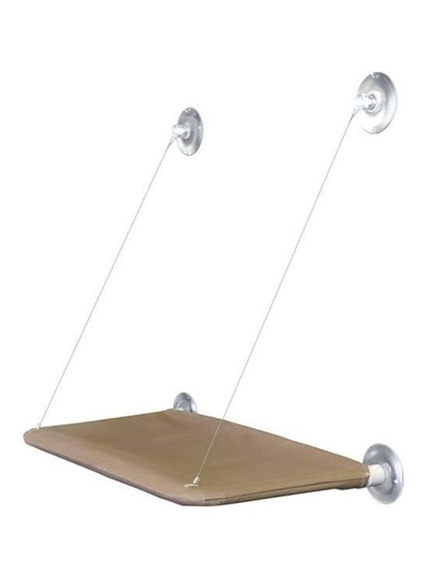 Sunny Seat Window Mounted Cat Bed Beige/White