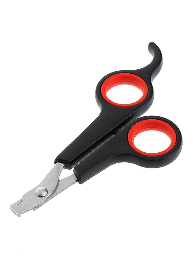 مقص تقليم الحيوانات الأليفة فضي/أحمر/أسود