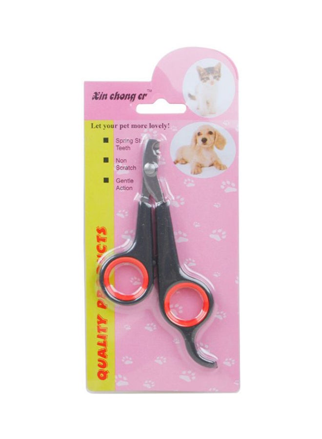Pet Nail Clipper Black/Red/Silver - Image 3