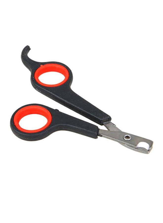 Pet Nail Clipper Black/Red/Silver - Image 1