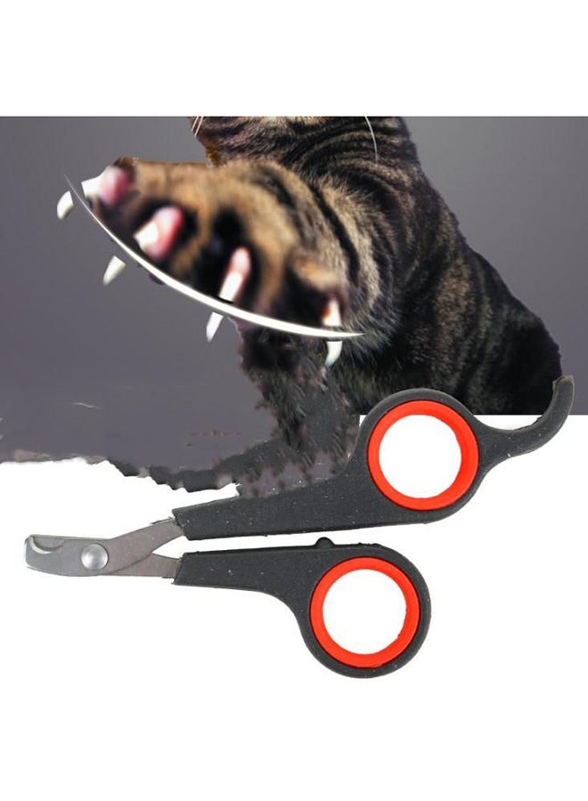 قصافة أظافر للحيوانات الأليفة أسود/أحمر/فضي - Image 2