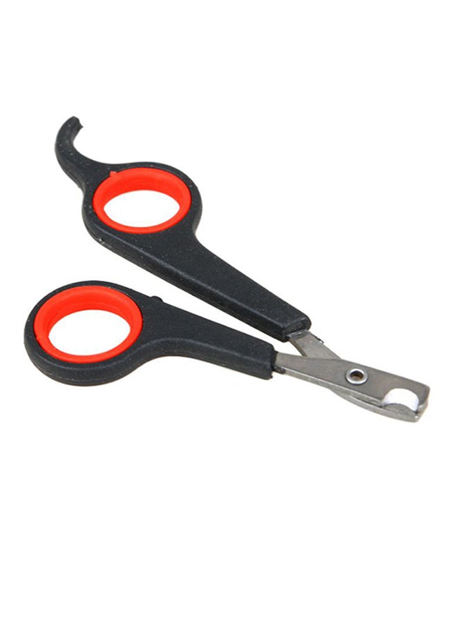 قصافة أظافر للحيوانات الأليفة أسود/أحمر/فضي - Image 1