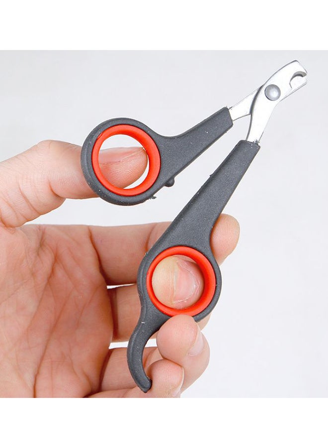 Stainless Steel Dog Nail Clippers Black/Orange/Silver - Image 2