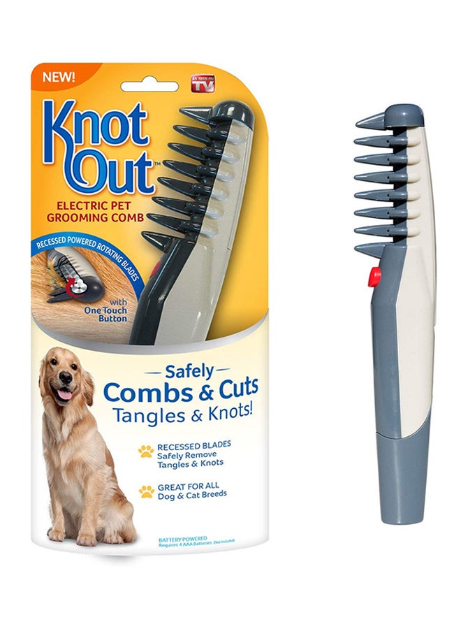 Generic Electric Pet Comb Grey/White  - Image 3