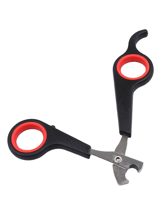 تريكسي قصافة أظافر للحيوانات الأليفة أسود/ فضي/ أحمر