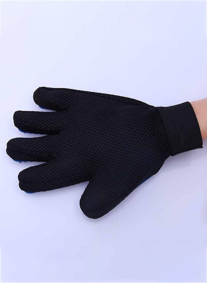 Generic Pet Grooming Glove Blue/Black - Image 2