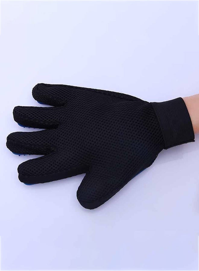 Generic Pet Grooming Glove Blue/Black - Image 2