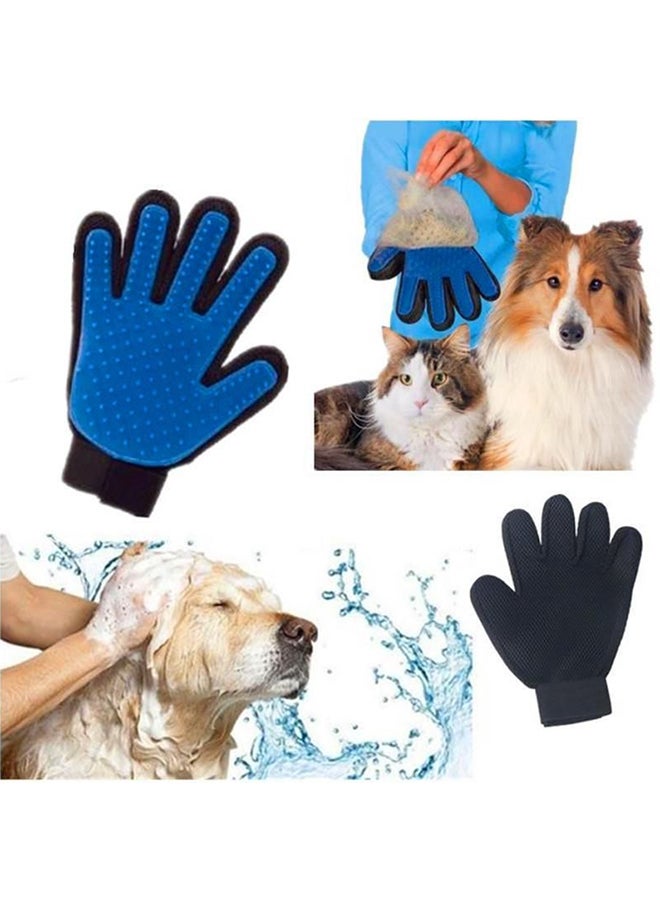 Generic Pet Grooming Glove Blue/Black - Image 3