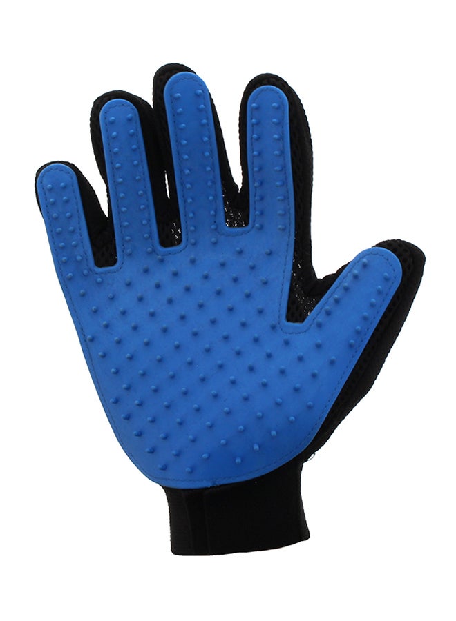 Pet Grooming Glove Blue/Black - Image 1