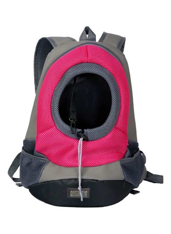 Pet Carrier Backpack Pink/Black/Grey