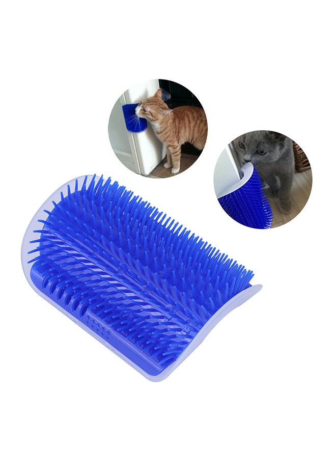 Cat It Self Groomer With Catnip Blue/White