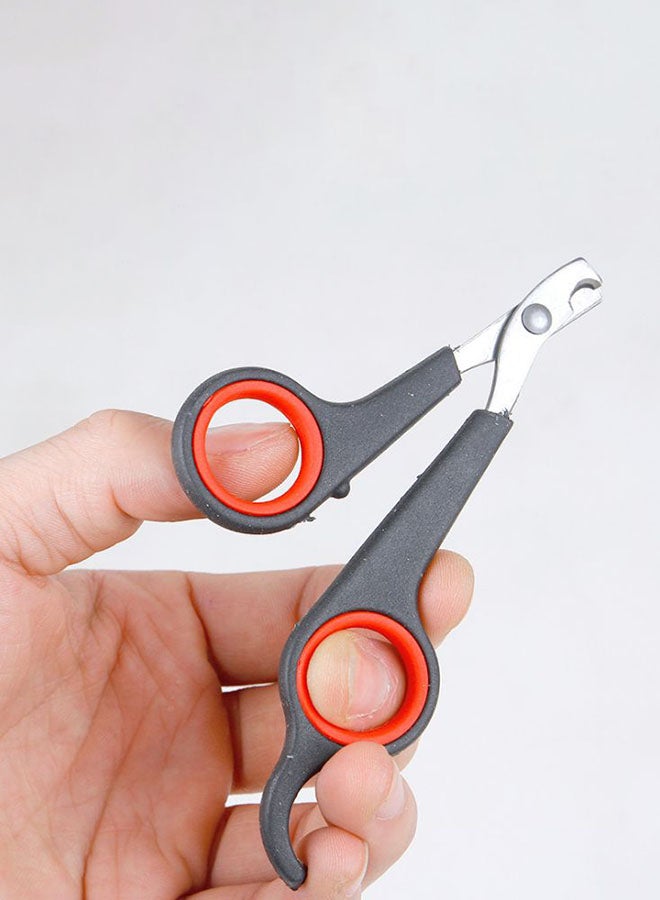 قصافة أظافر للحيوانات الأليفة أسود/ فضي/ أحمر - Image 2