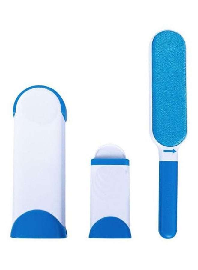 Gagafeel Double Sided Reusable Pet Fur Remover With Self-Cleaning Base Blue/White  - Image 1