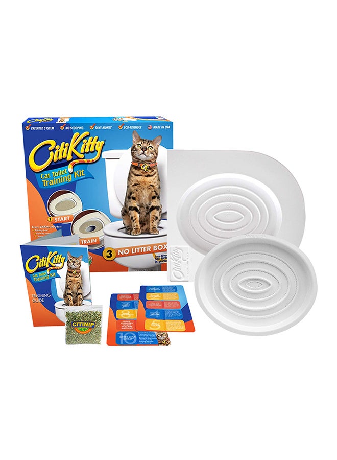 Cat Toilet Training Kit White - Image 1
