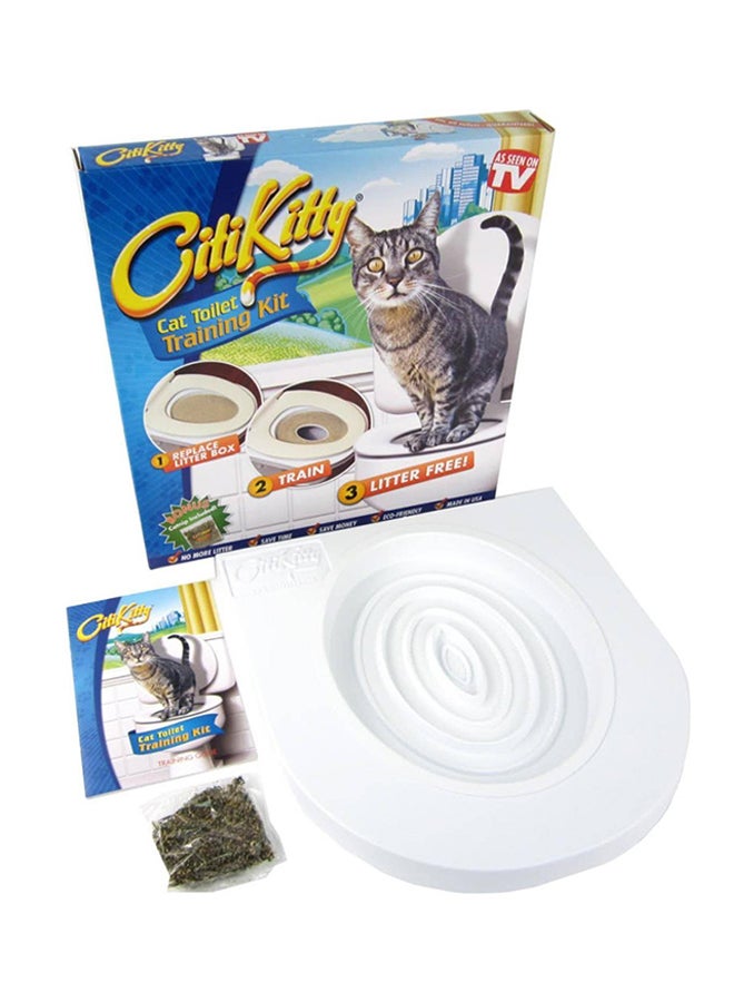 Cat Toilet Training Kit White