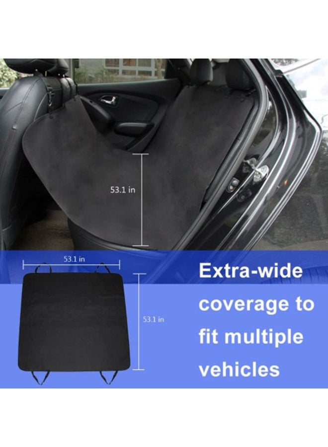 Waterproof Hammock Car Back Seat Cover Black - Image 2