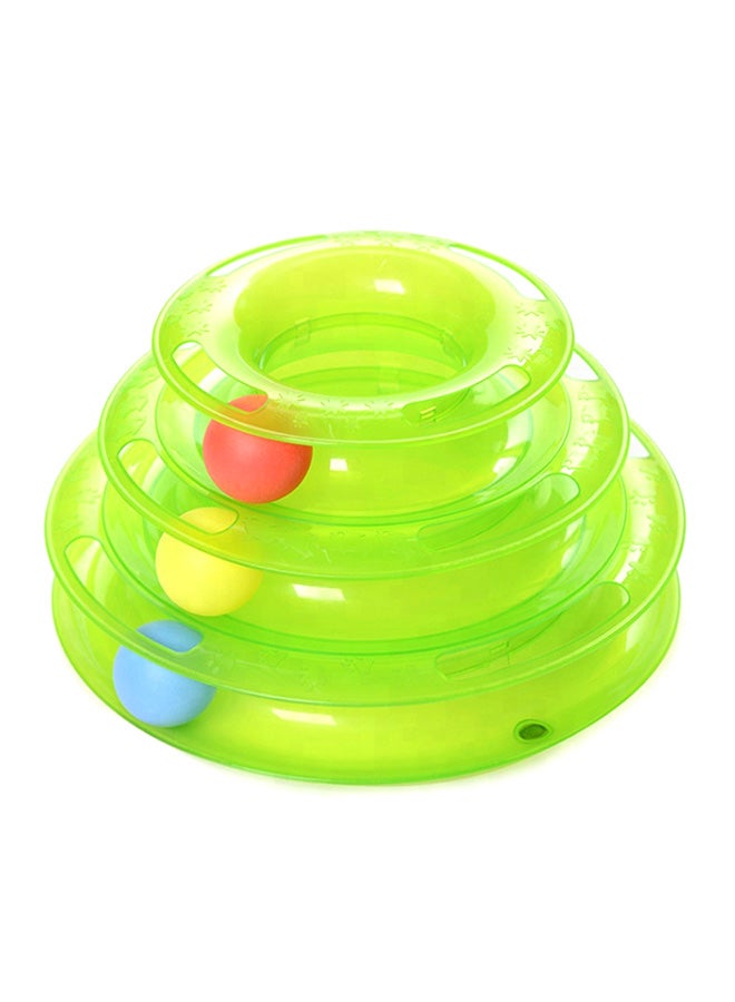 Three-Layer Turntable Toy Green/Red/Blue - Image 1