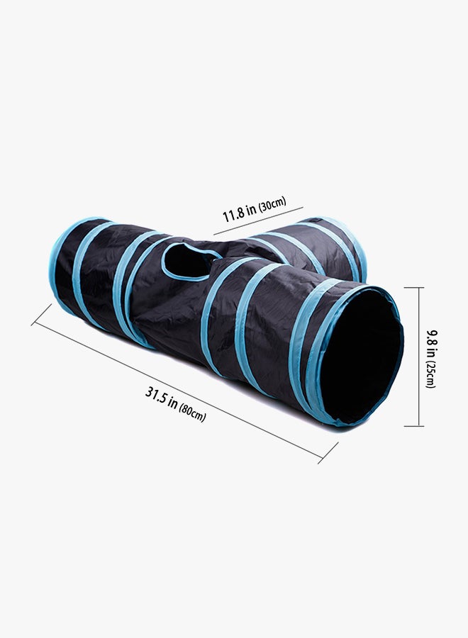 لعبة قابلة للطي بتصميم نفق بـ 3اتجاهات من كريكر الأسود / الأزرق - Image 3