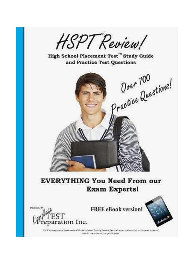 HSPT Review! High School Placement Test Study Guide And Practice Test Questions Paperback English - 1-Sep-14 