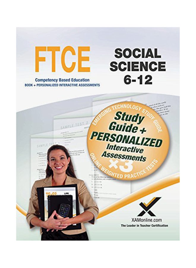 FTCE Social Science 6-12 Book Plus Online Paperback English - 15-Nov-14
