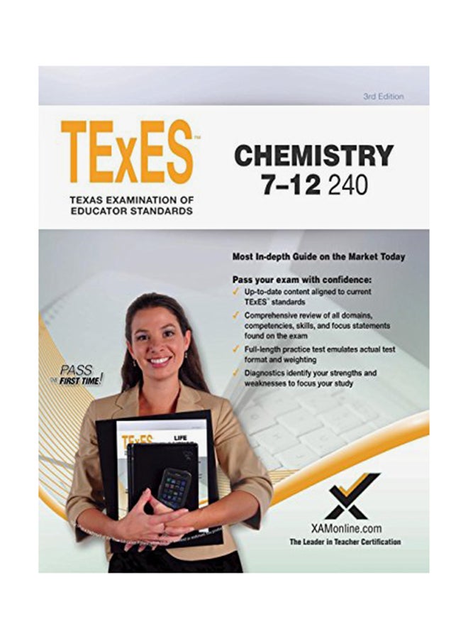 TExES Chemistry 7-12 240 Teacher Certification Study Guide Test Prep Paperback English by Sharon A Wynne - 20-Jan-14 