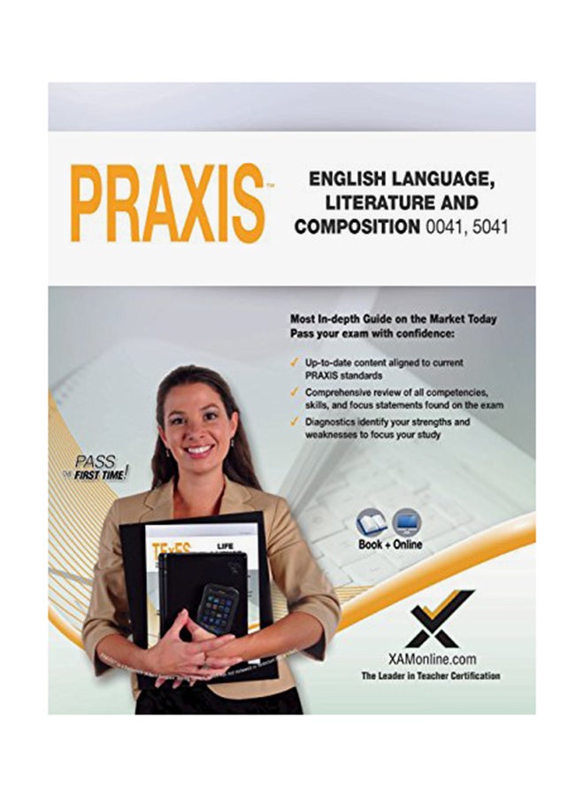 PRAXIS English Language, Literature And Composition 0041, 5041 Book Plus Online paperback english - 1-Jun-14 