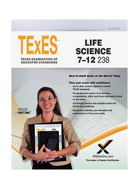 TExES Life Science 7-12 238 Teacher Certification Study Guide Test Prep paperback english - 20-Jan-14