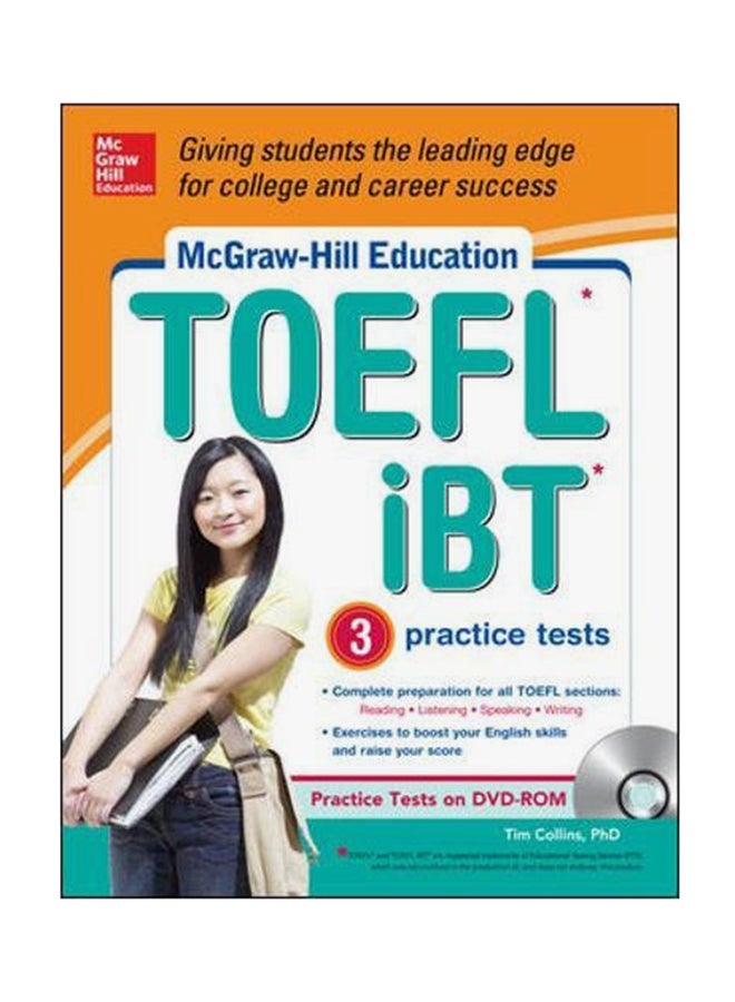 TOEFL IBT With 3 Practice Tests Hardcover English by Tim Collins - 14-Feb-14 