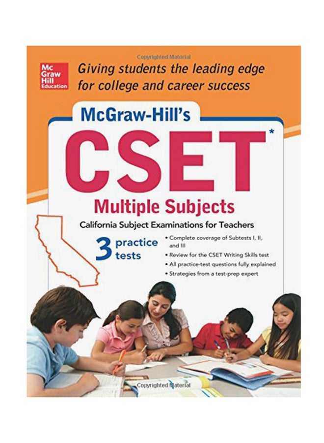 McGraw-Hill's CSET Multiple Subjects With 3 Practice Tests Paperback English by Cynthia Johnson - 7-May-13