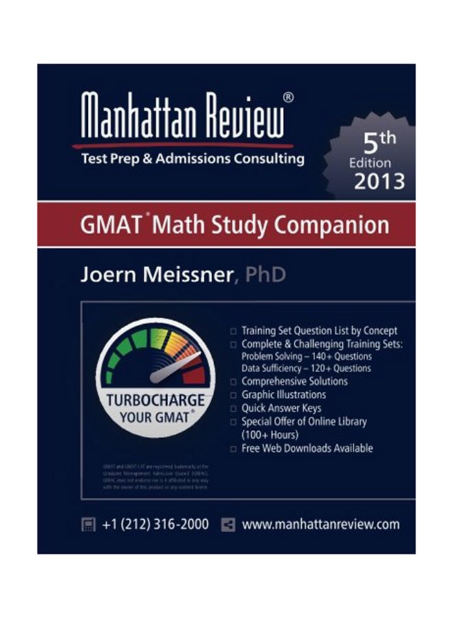 GMAT Math Study Companion paperback english - 18-Dec-12