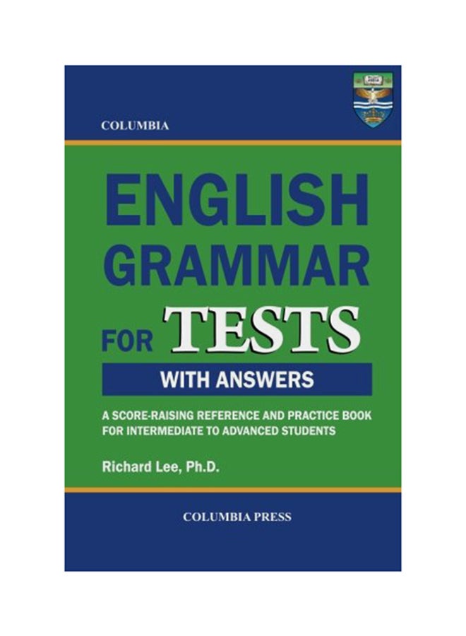 English Grammar For TESTS With Answers paperback english - 31-Dec-12 