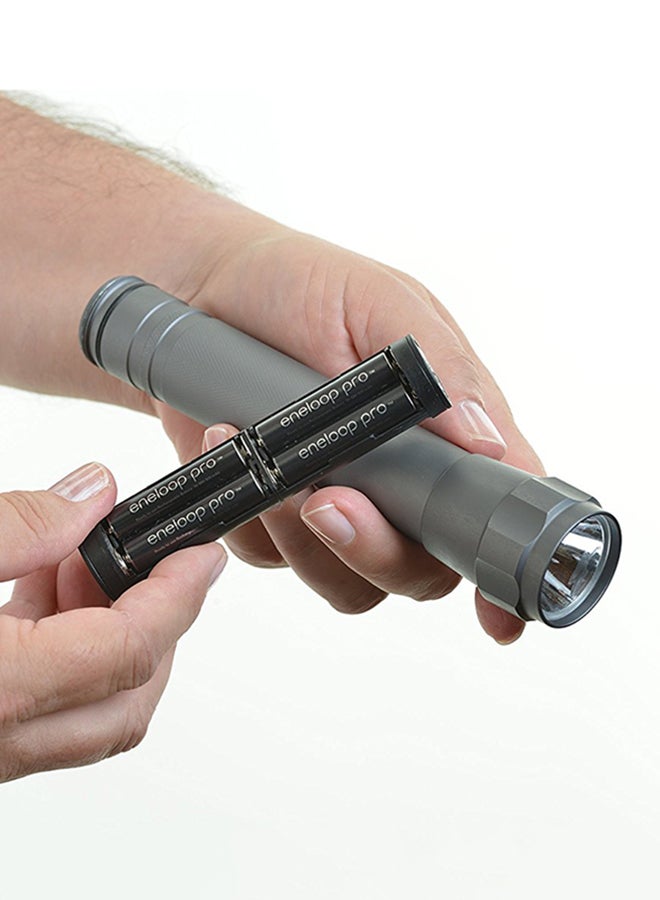 Panasonic 2000.0 mAh Pack of 4 Reachargable Battery Black - Image 2