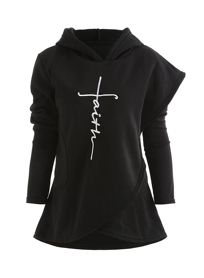 FASHION Long Sleeves Pullover Black  - Image 1