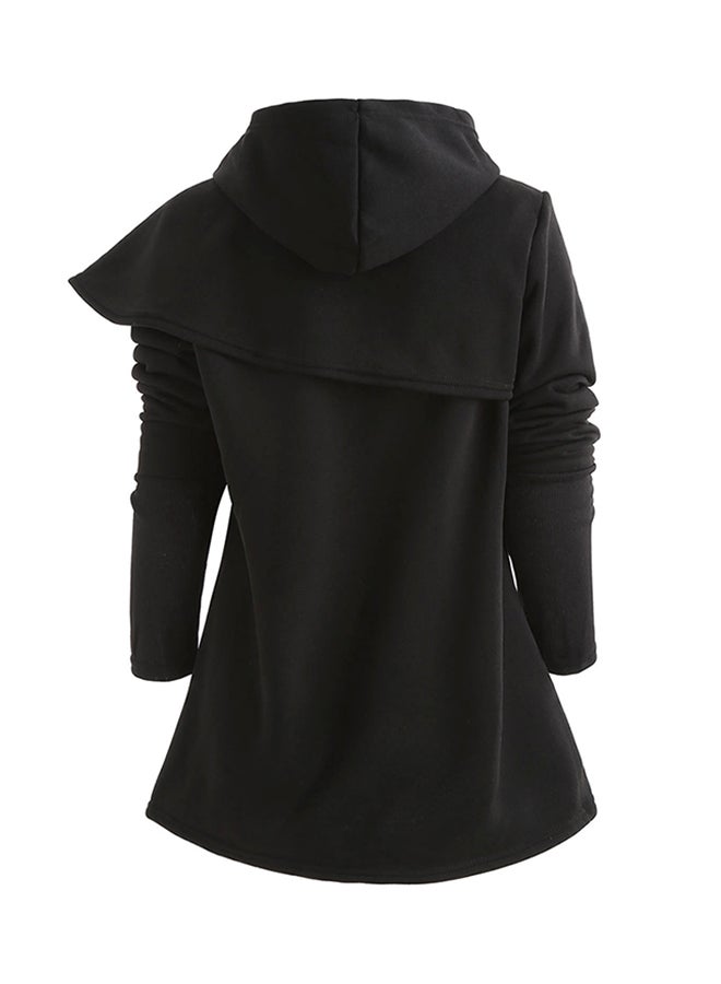 FASHION Long Sleeves Pullover Black  - Image 2
