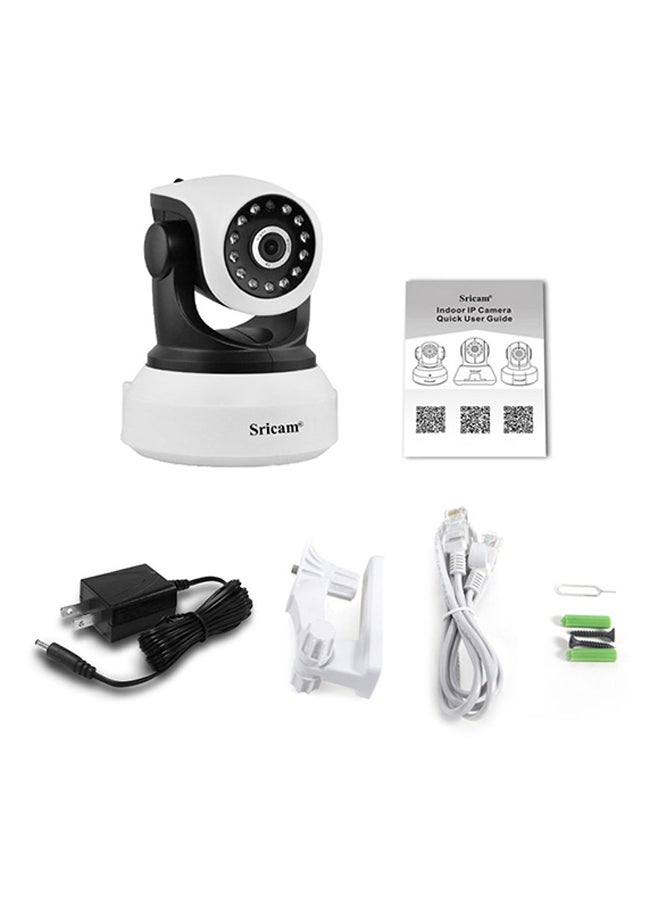 Sricam - SP017 720P IP Camera Wireless WiFi Indoor Security Night Vision/P2P/Motion Detection/Pan and Tilt - US Plug - Image 1