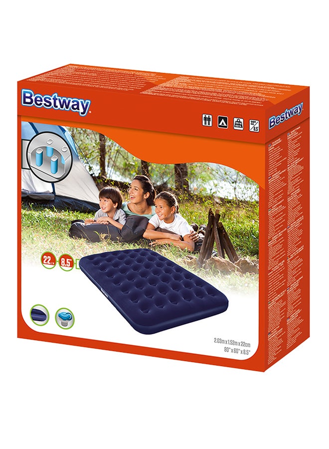 Bestway Flocked Air Bed/queen 203x152x22cm  -26-67003 203x152x22cm  - Image 2