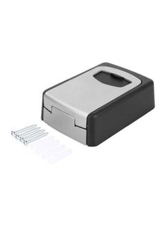 Generic Wall Mounted Key Storage Lock Box Black/Grey 120x35x85mm  - Image 3