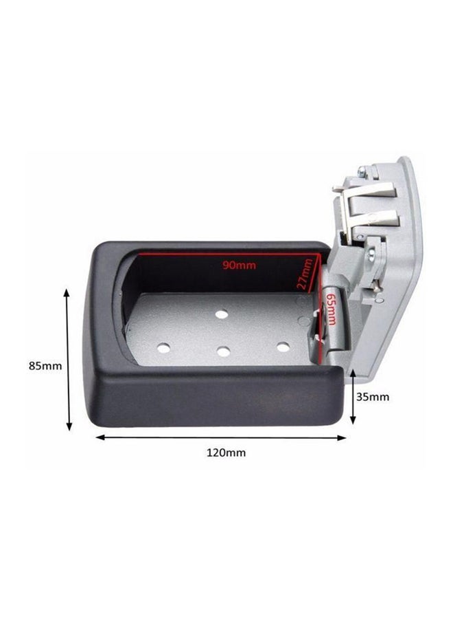 Generic Key Storage Safe Black/Silver 12.2x8.8x4cm  - Image 4
