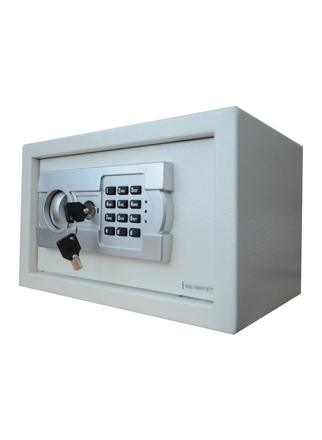 SQC Electronic Digital Safe White/Silver 32x24x21centimeter  - Image 2