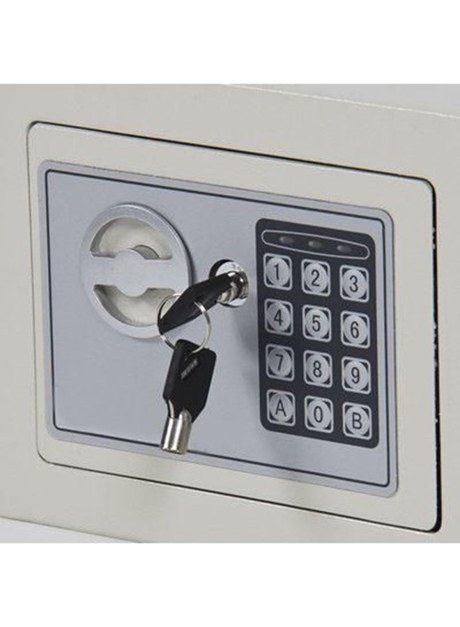 قفل أمان للوحة مفاتيح إلكترونية رقمية أبيض/ رمادي/ أسود 22.8x17x17Ø³Ù†ØªÙŠÙ…ØªØ± - Image 2