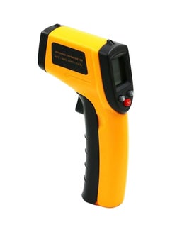 Generic Digital Infrared Thermometer Yellow/Black 140x65x39mm  - Image 1